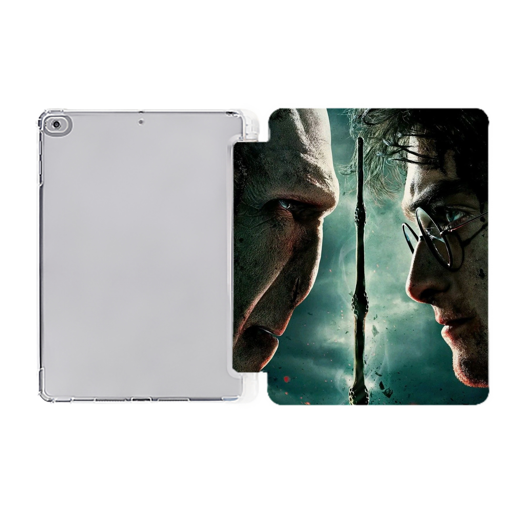 （画像用） Harry Potter ハリー・ポッターシリーズ IPad ケース ペン収納付き 三つ折りスタンド PUレザー×シリコン 対応機種9.5/10.5/10.9インチ